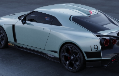 Nissan GT-R50 by Italdesign production rendering Mint RR TOP